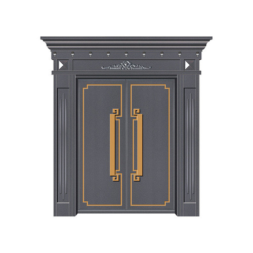 甲级精雕铸铝门4